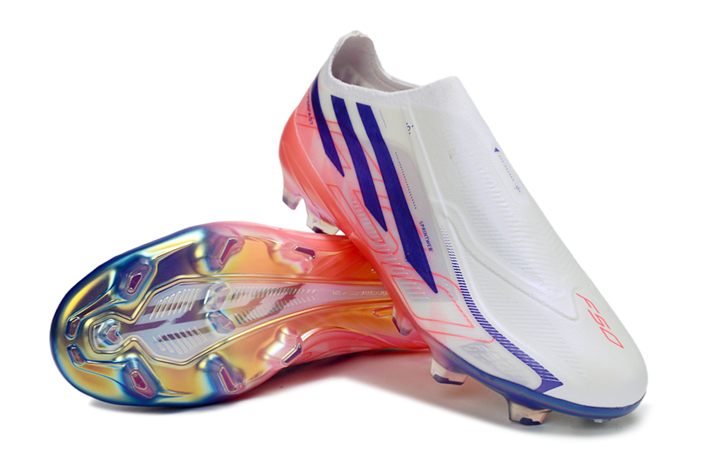 Adidas F50 Elite FG - White Volt